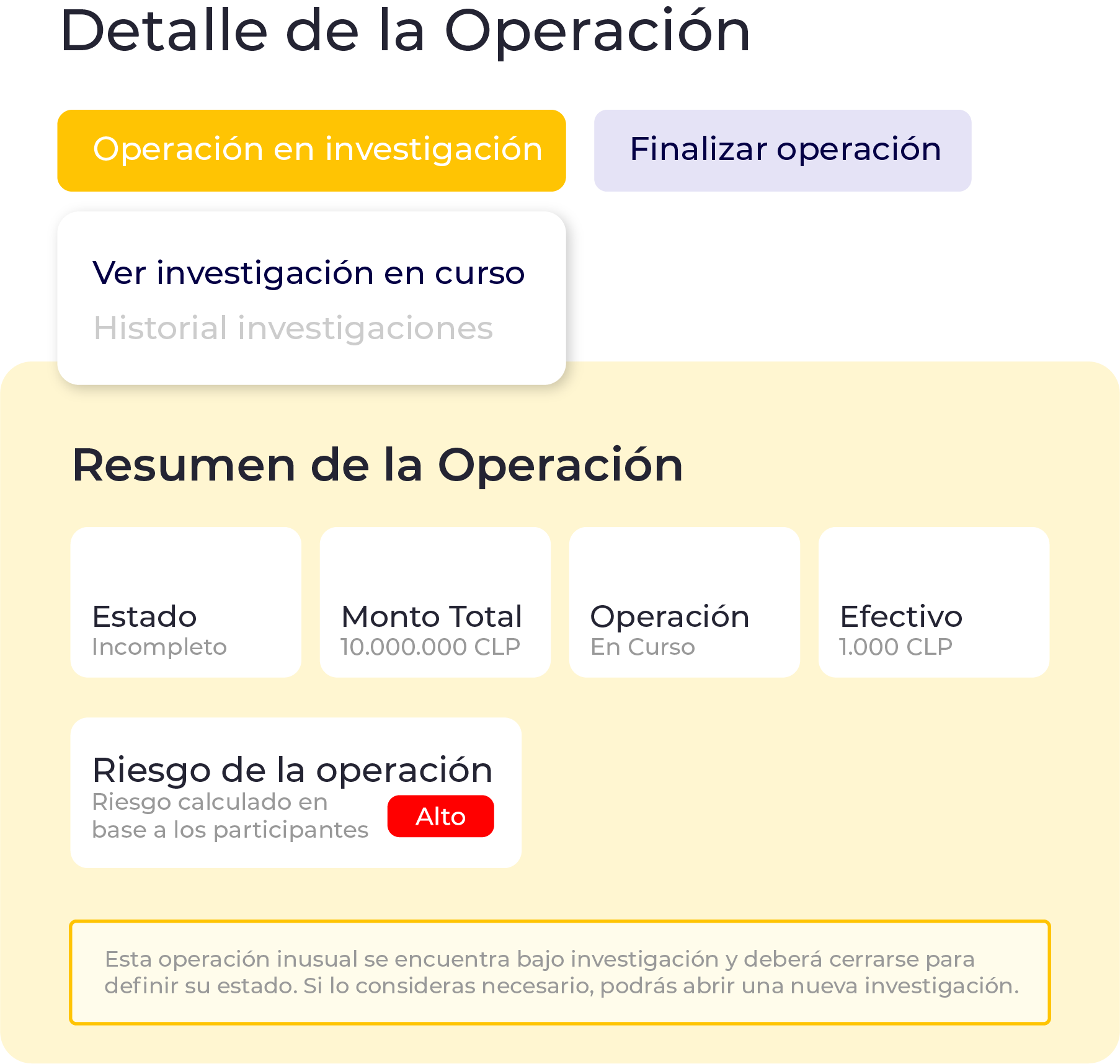 Flujo de investigación